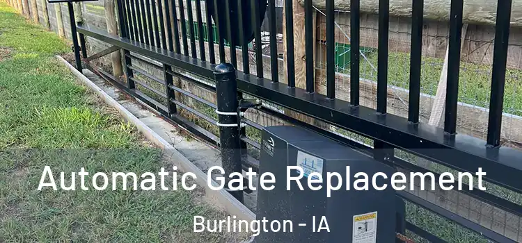 Automatic Gate Replacement Burlington - IA