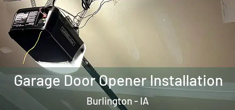  Garage Door Opener Installation Burlington - IA