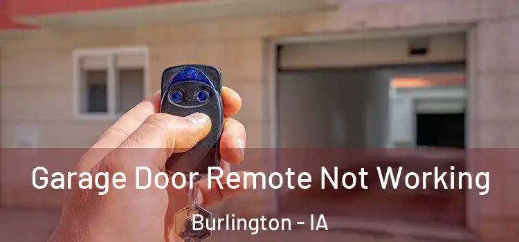  Garage Door Remote Not Working Burlington - IA