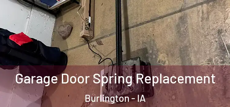  Garage Door Spring Replacement Burlington - IA